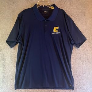 BCG Golf Mens‎ 2XL Polo Shirt Short Sleeve Navy 100% Polyester